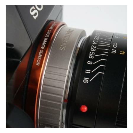 7Artisans M-E Titanium - pierścień, adapter Leica M-Mount do Sony E-Mount